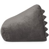 SLOWDOWN Temno siva otroška vreča za sedenje iz rebrastega žameta Snug 80 Dragon – | Shoptok.si