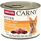  Mešano varčno pakiranje animonda Carny Kitten 12 x 200 g - Perutnina & govedina | shoptok.hr