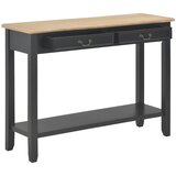  Konzolni stol crni 110 x 35 x 80 cm drveni | shoptok.hr