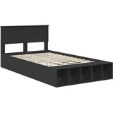  Krevetna konstrukcija Crna 120 x 190 cm Konstruirano drvo | shoptok.hr