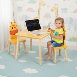 ECO TOYS dječji set namještaja Žirafa – stol i 2 stolice | shoptok.hr