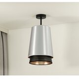  Duolla - Plafonski luster BELL SHINY 1xE27/15W/230V prečnik 25 cm srebrna/crna | Eponuda.com