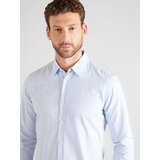 BOSS Black Srajca 'ROAN' svetlo modra / bela | Shoptok.si