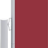 Uvlačiva bočna tenda crvena 160 x 1000 cm | shoptok.hr