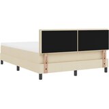  s opruga kutije s LED trakama Krema 140 x 190 cm tkanina | shoptok.hr