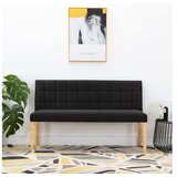  Klupa 140 cm crna baršunasta | shoptok.hr