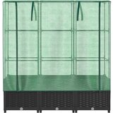  Povišena gredica s pokrovom za staklenik 120 x 40 x 138 cm | shoptok.hr