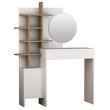Hanah home Stol za šminkanje 71,5x83x35cm Bijeli hrast | Eponuda.ba