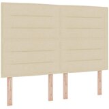  Boxspring krevet s madracem Krem 140 x 190 cm Tkanina | shoptok.hr