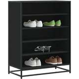 vidaXL Ormarić za cipele crni 75x38x97,5 cm Konstruirano drvo i metal Cijene