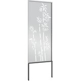  Privatnost u vrtu Cvjetni Srebrno 50 x 140 cm Pocinčani čelik | shoptok.hr