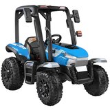 Veliki Velik traktor s prikolico 4x4 – moder | Shoptok.si