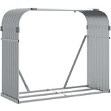  Držač za cjepanice svjetlosivi 120x45x100 cm pocinčani čelik | shoptok.hr