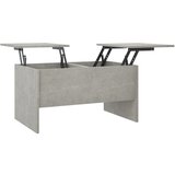 Maison Chic Klubska mizica - kavna mizica - Nizka mizica betonsko siva 80x50x42,5 cm konstruiran les, (21754909) Cene