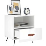  Noćni ormarići 2 kom sjajni bijeli 40 x 35 x 47 5 cm drveni | shoptok.hr
