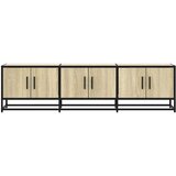 TV ormarić Sonoma hrast 150x35x41 cm Konstruirano drvo i metal | Eponuda.com