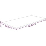 vidaXL Kupaonska radna ploča 80 x 40 x 1 5 cm netretirano masivno drvo | shoptok.hr
