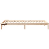  Krevetna konstrukcija s bočnim stolovima Prirodna 90 x 220 cm | shoptok.hr