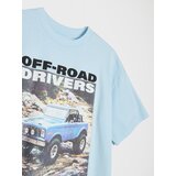 Sinsay Pamučna oversize majica s motivom terenskog vozila | shoptok.hr