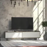 TV komoda Askal hrast-bijela