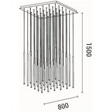  LED luster na sajli CASCADE LED/72W/230V 3000K | Eponuda.com