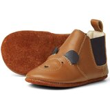 Liewood otroški usnjeni copatki mr.bear mustard | Shoptok.si