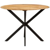  Jedilna miza Ø110x78 cm trden mangov les in jeklo, (20948322) | Shoptok.si