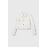 OVS Dječja traper jakna boja: bijela