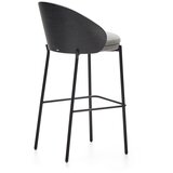 Kave Home Črno-siv barski stol (višina sedeža 77 cm) Eamy – | Shoptok.si