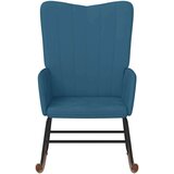  Stolica za ljuljanje plava baršunasta | shoptok.hr