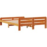 vidaXL Okvir kreveta bez madraca voštano smeđi 160x200 cm od borovine | shoptok.hr