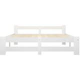  posteljni okvir bel iz trdne borovine 180x200 cm, (20647944) | Shoptok.si