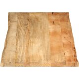 Stolna ploča 140x60x2,5cm od masivnog drva manga sa živim rubom | shoptok.hr