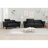 MID.YOU 2-SED, črna usnje | Shoptok.si