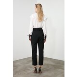 Trendyol Black Button Detailed Cigarette Trousers | Shoptok.si