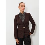 Sinsay Slim fit žaket s remenom | shoptok.hr