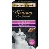 Miamor Cat Snack krema s sladom & slad-sir Multibox - Varčno pakiranje: 48 x 15 g Cene