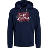 Jack & Jones Sweater majica 'ZURI' mornarsko plava / crvena / prljavo bijela Cijene