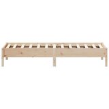  Okvir za krevet 100 x 200 cm od masivne borovine | shoptok.hr