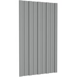 Krovni panel 12 pcs Siva 80 x 45 cm Pocinčani čelik Cijene