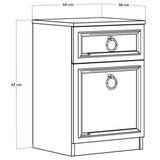 Hanah home noćni stočić kmd 1311 bb 1