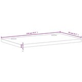  Ploča za radni stol 110x55x4 cm od masivne bukovine | shoptok.hr