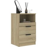  Noćni ormarići 2 kom boja hrasta sonome od konstruiranog drva | shoptok.hr