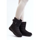 Boto Women's Velcro Fastened Insulated Snow Boots Black Jawora | Shoptok.si