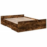 vidaXL Okvir kreveta s ladicama boja hrasta 140x190 cm Cijene