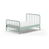 Vipack Zelena kovinska postelja z letvenim dnom 140x200 cm BRONXX – Cene