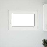  Okno za klet RISOR 90 x 50 cm PVC in steklo Bela, (5000215232) | Shoptok.si