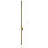  LED zidna svetiljka LANA LED/12W/230V 4000K mat zlatna | Eponuda.com
