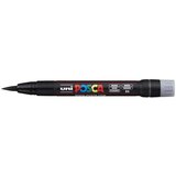 POSCA Uni flomaster; konica čopič; črn, (21290570) Cene