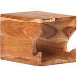 vidaXL Zidni stalak za bicikl 35 x 25 x 25 cm masivno bagremovo drvo Cijene
